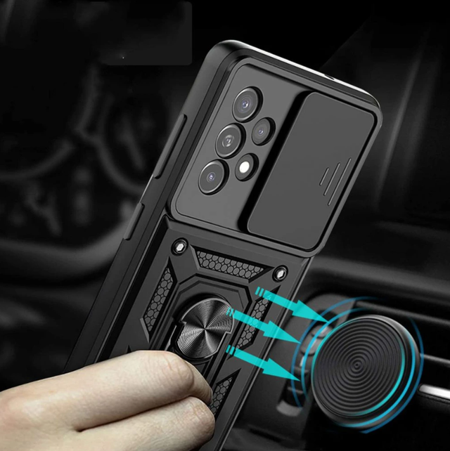 Ударостійкий чохол Camshield Serge Ring for Magnet для Samsung Galaxy A13 4G (SM-A135FL) Ударостійкий чохол Camshield Serge Ring for Magnet для Samsung Galaxy A13 4G (SM-A135FL)