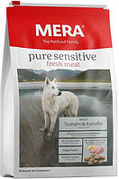 Mera Dog Pure Sensitive Fresh Meat Adult Беззерновой сухой корм для собак с индейкой (12.5 кг)