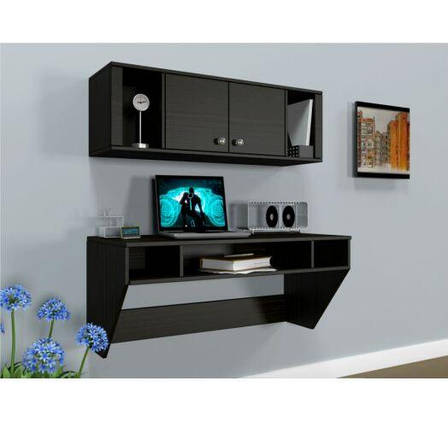 Навісний комп'ютерний стіл COMFY HOMETM AirTable-II DB Kit, колір на вибір, фото 1