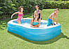 Надувний басейн для дітей Інтекс басейн INTEX 57180 "Сімейний" розмір 203х152х48 см, об'єм 540 л, фото 2