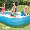 Надувний басейн для дітей Інтекс басейн INTEX 57180 "Сімейний" розмір 203х152х48 см, об'єм 540 л, фото 4