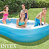 Надувний басейн для дітей Інтекс, великий прямокутний INTEX 57180 (203х152х48см) на садову ділянку, фото 8