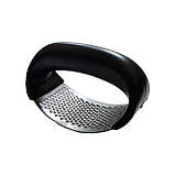 Якісний прес для часнику, Часничниця з нержавіючої сталі, фото 3