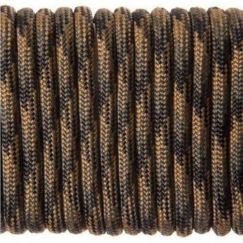 Паракорд Paracord 550 Type III Woodland marpat 100% нейлон шнур 7-ми жильний