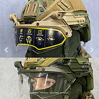 Тактические очки защитная на каску, Баллистические очки с креплением для шлема