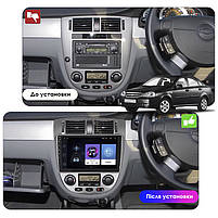 Штатна магнітола 10" Lesko для Chevrolet Lacetti 2004-2013 2/32Gb/ Wi-Fi Optima Шевроліт 8 шт., фото 2