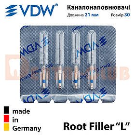 Каналонаповнювачі ВДВ, тип L - VDW Root Filler “L” - L 25 мм, ISO 30