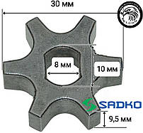 Зірочка для електропил Sadko 2400s Садко YT000189 Wintech Арсенал ПЦ 2300 CRAFT 240
