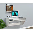 Навісний комп'ютерний стіл COMFY HOMETM AirTable-II SW Mini, колір на вибір, фото 8