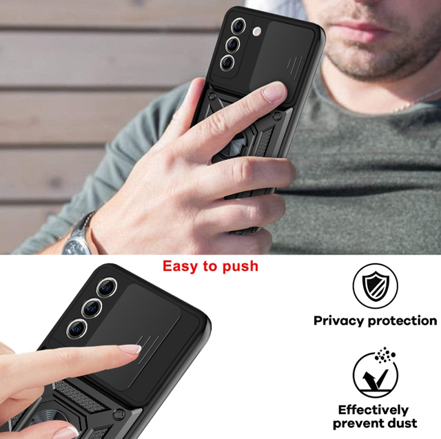 Ударопрочный чехол Camshield Serge Ring for Magnet для Samsung Galaxy S21 (SM-G991U) / S30