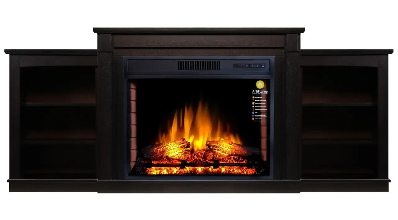 Камінокомплект ArtiFlame VOGUE AF28S чорне дерево зі звуком
