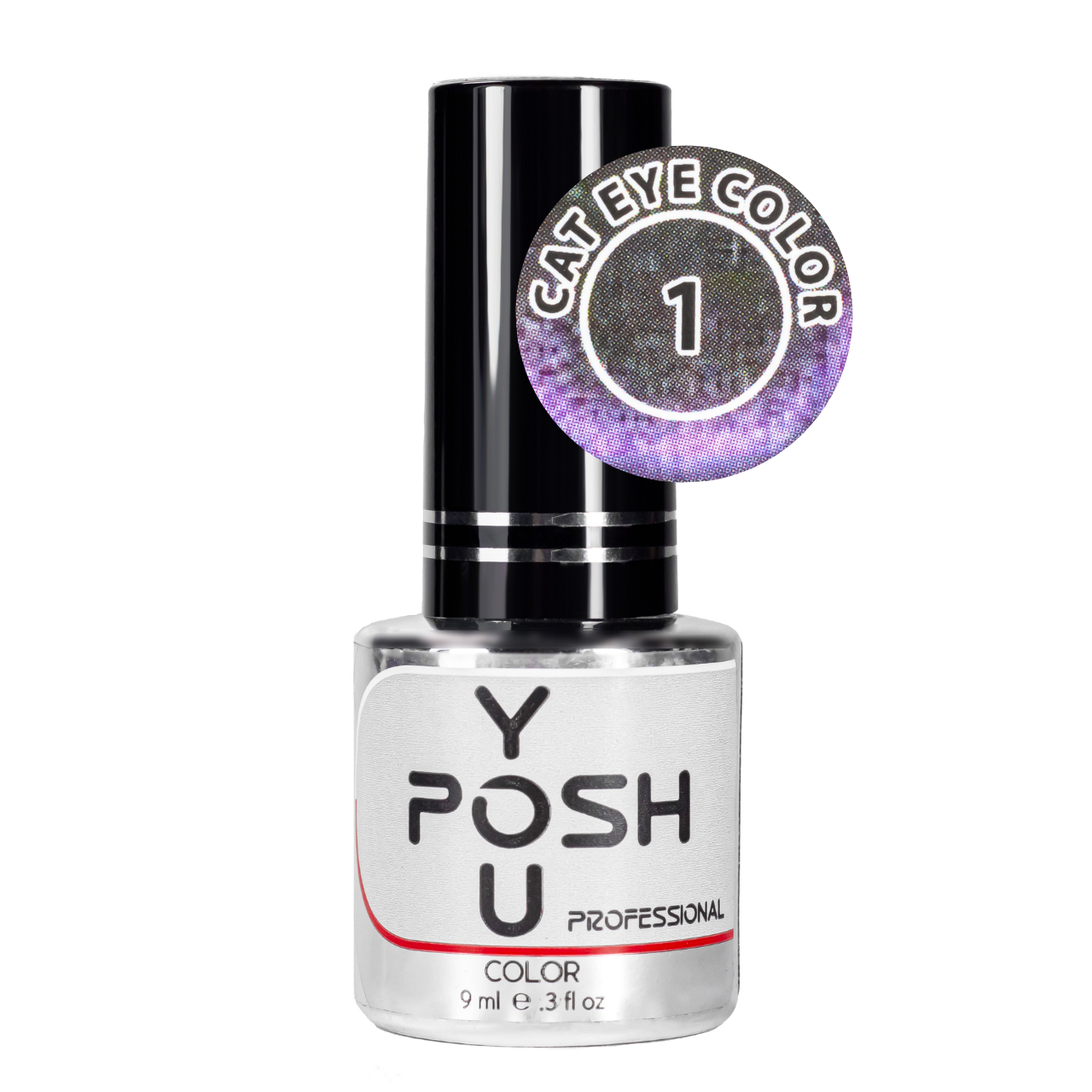 Гель-лак для нігтів котяче око YouPOSH De luxe Cat eye 9 мл № 01