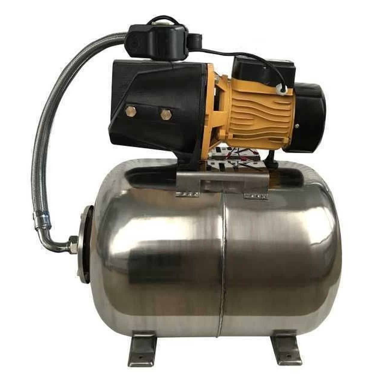 Насосна станція 1,1 кВт Optima Jet 100-50 Inox чавун довгий на гребінці, фото 1