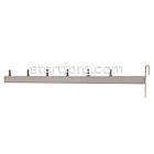 Кронштейн прямий L 300мм №4 в торговельну сітку, кв 15х15мм, білий. Флейта – дудка, навіс для вішало, фото 2