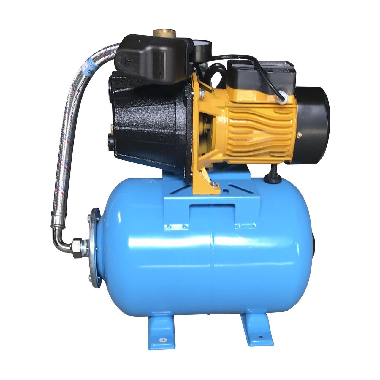 Насосна станція 0,8 кВт Optima Jet 80A-PL-24 чавун короткий на гребінці, фото 1