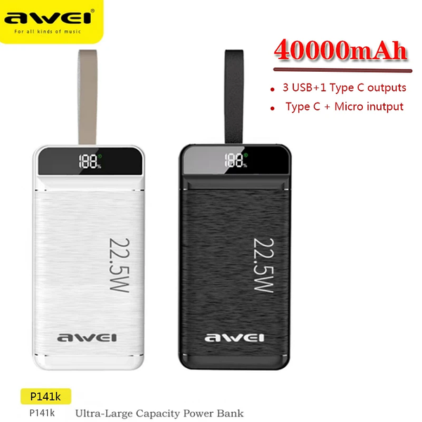 Pzx V50 Large Capacity 50000mAh Power Bank 8 Outputs 4 Inputs