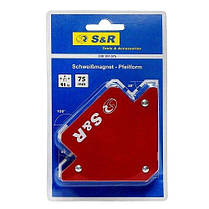 Магнітний кутник для зварювання S&R 11 кг. (45?,90?,135?), фото 5