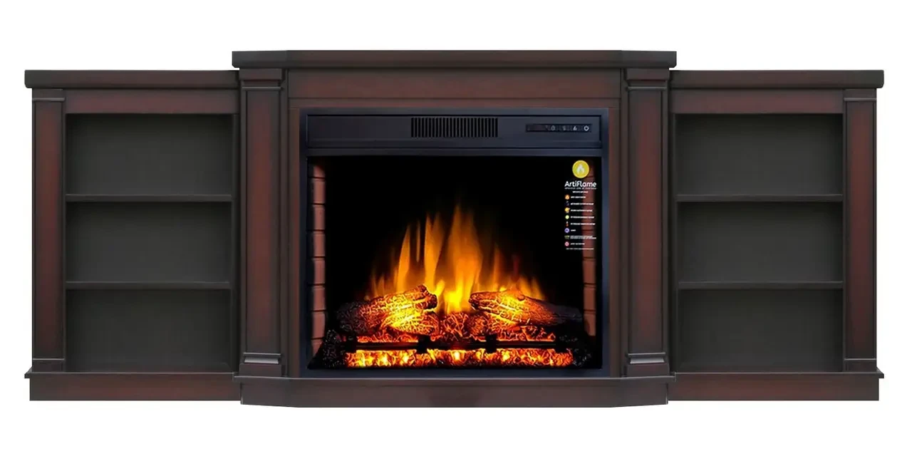 Камінокомплект ArtiFlame PARLIAMENT AF28S коньяк зі звуком