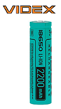 Акумулятор Li-Ion 18650 (без захисту) 2200 mAh Videx