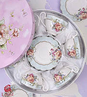 Чайний набір на 6 персон "Квітковий сад", порцеляна 165-320, фото 5