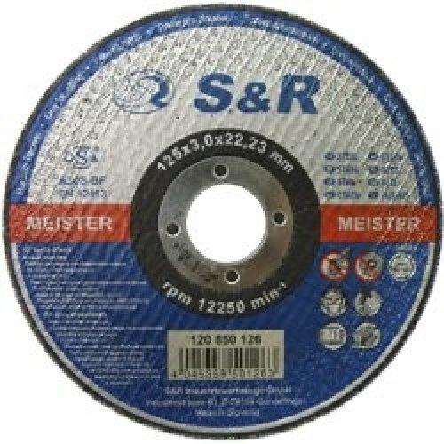 Круг відрізний для металу S&R Meister типу A 60 S-BF Slim 125