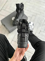 Чоловічі Кросівки Nike Air Force 1 Special Field High Black / Найк Аїр Форс 1 Спешал Філд Високі Чорні, фото 2