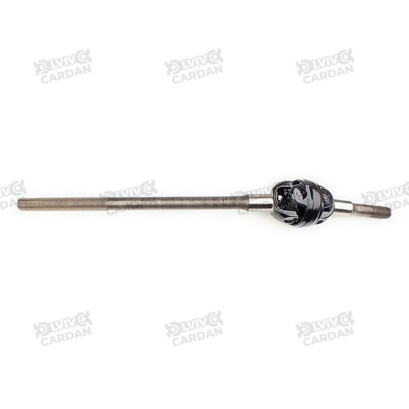 Піввісь в зборі, хрестовина 35x93.3, L=1050, застосування JCB, DSDK1050 (DRIVESHAFT PARTS)