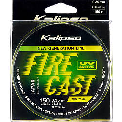 Волосінь Kalipso Fire Cast FY 150m 0.35mm NEW2023 (163175)