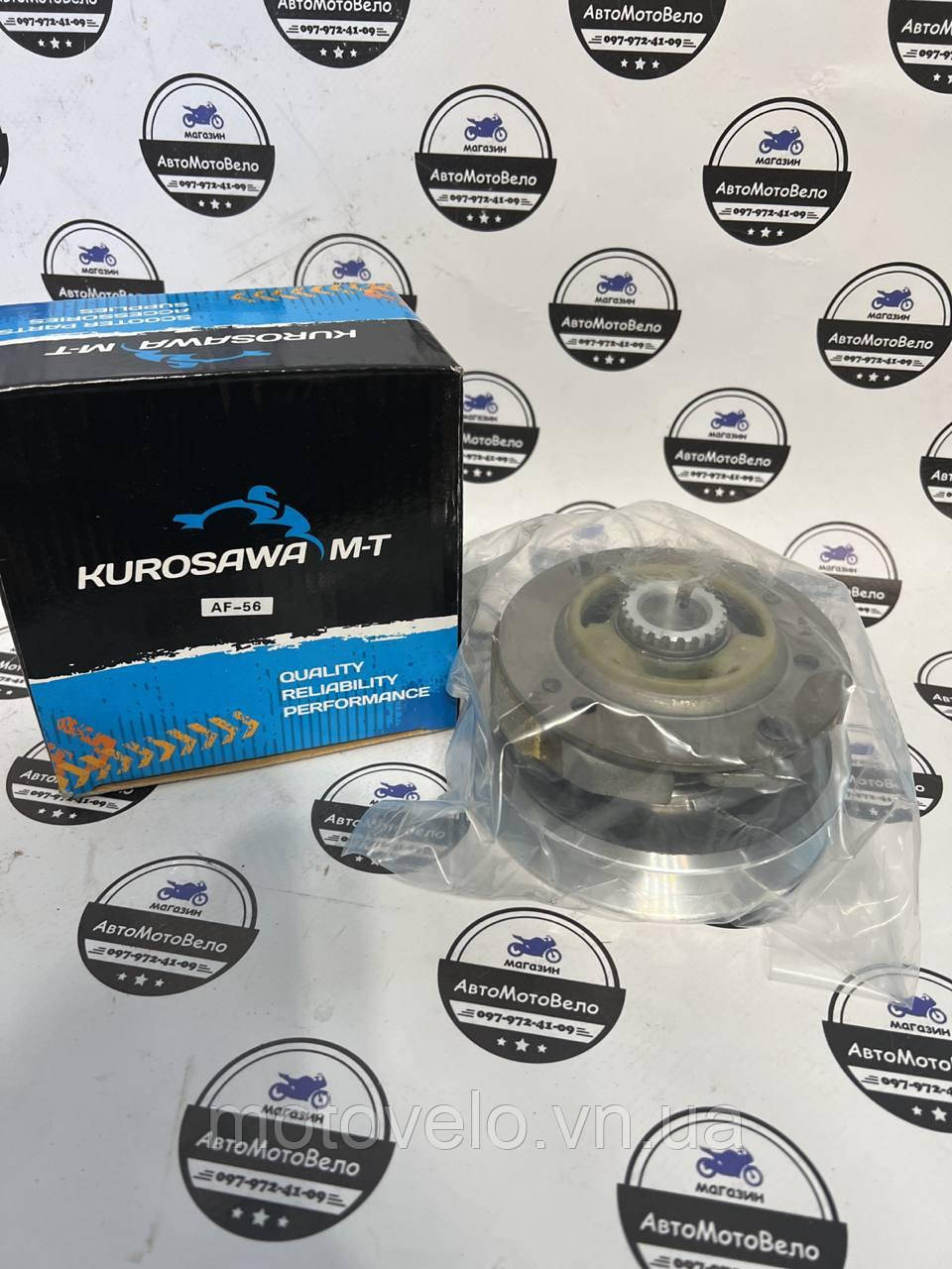 Варіатор задній у зборі AF-48/DIO AF-35NEW/FIT/AF-56 (без колокола) HONDA LEAD, фото 1