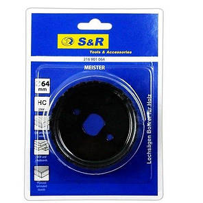 Кільцева пила для дерева S&R Meister 64 мм, фото 3