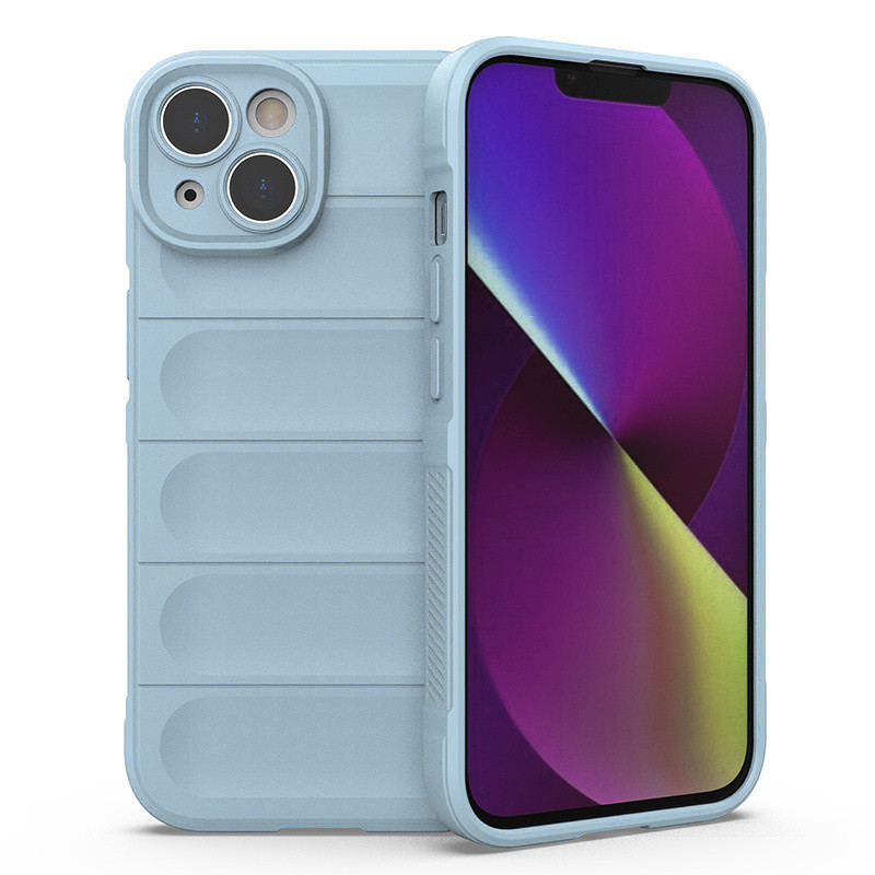 Силіконовий чохол Wavy для iPhone 14 Sky