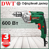 Дрель безударная DWT BM06-10 G / электродрель с регулировкой скорости и реверсом, 600 Вт /