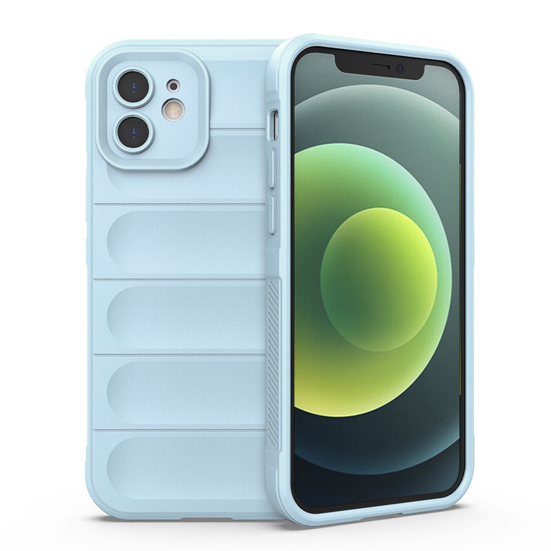 Силіконовий чохол Wavy для iPhone 12 Sky