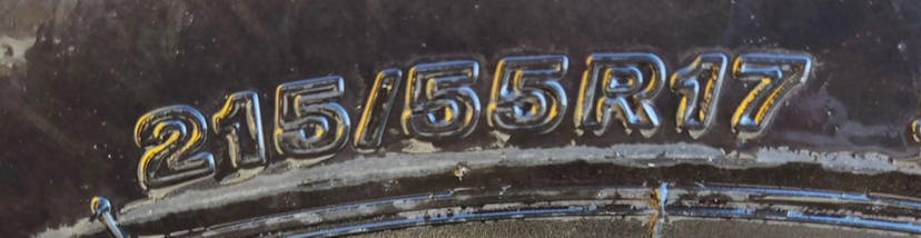 Шины б у 215-55R17 BRIDGESTONE TURANZA, фото 4