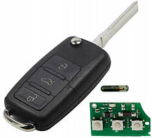 Ключ брелок 1J0959753DA ID48 с платой Volkswagen Seat Skoda (004325)