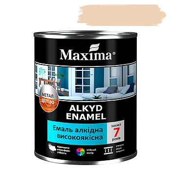 Емаль алкідна високоякісна Maxima бежева 2.3кг