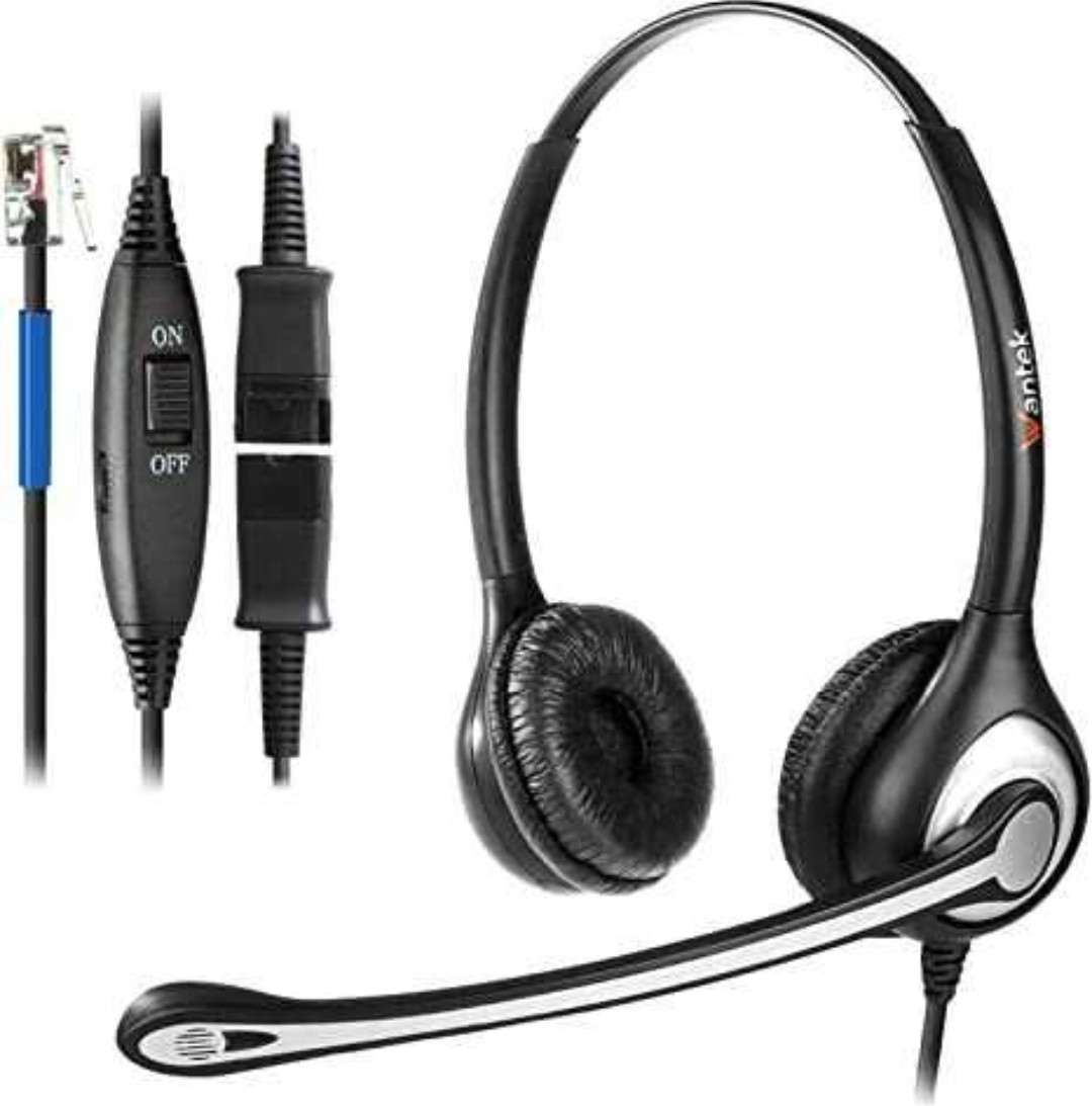 Наушники для колл-центра WANTEK A602 (call center) Гарнитура для центра ...