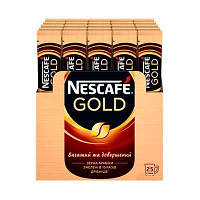 Растворимый кофе Nescafe Gold в стиках 25*1,8г