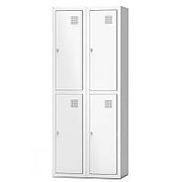 Шкаф гардеробный металлический ШОМ-300/2/4 шкафы металлические для раздевалок