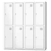 Шкаф металлический ШОМ-400/4/8 Шкаф для одежды железные шкафы для раздевалок