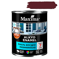 Эмаль алкидная высококачественная Maxima вишневая 2.3кг