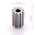 Шестерня 10z 8,7mm на вал двигуна RS 550 No1, фото 3