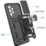 Ударостійкий чохол Camshield Serge Ring for Magnet для Samsung Galaxy A13 4G (SM-A135FL), фото 7