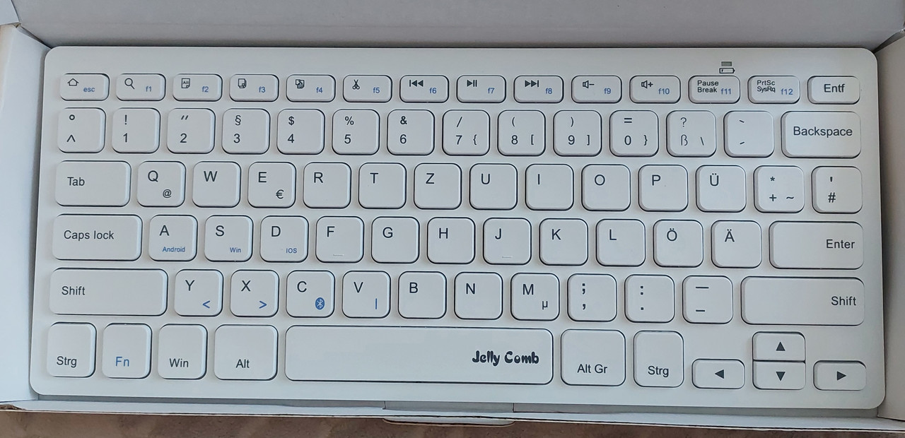 Клавіатура Бездротова Jelly Comb WGJP-019В Бездротова клавіатура для android/IOS/ПК/ноутбуків, USB