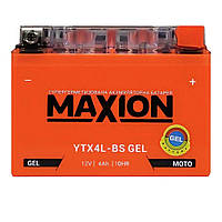 Аккумулятор Moto Gel YTX 4L-BS Maxion (12V, 4A)