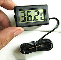 Термометр с выносным датчиком и дисплеем. 1 метра провода датчика