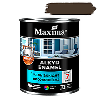 Эмаль алкидная высококачественная Maxima орех 2.3кг