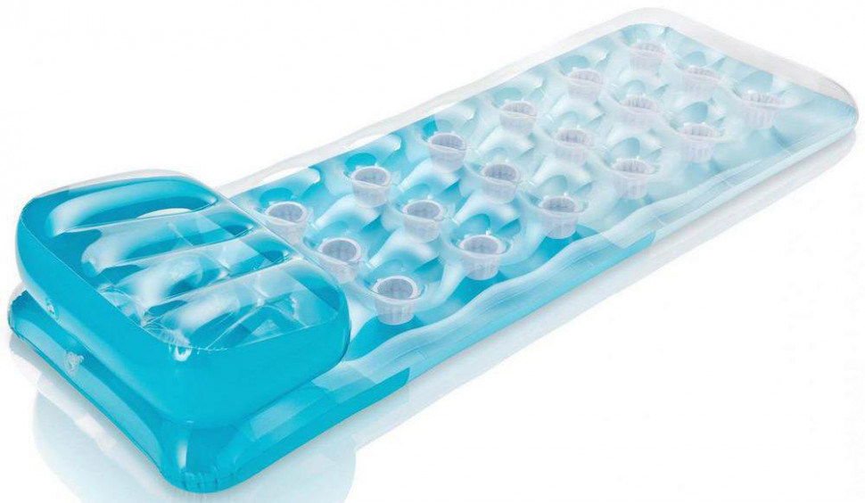 Надувний матрац intex 58890 (Блакитний), Toyman
