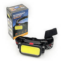 Налобний ліхтарик BL-008 (813) COB + Red, фото 5