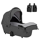 Універсальна Коляска 2в1 Carrello Epica CRL-8510/1 Епіка на чорній рамі, Iron Grey, фото 2